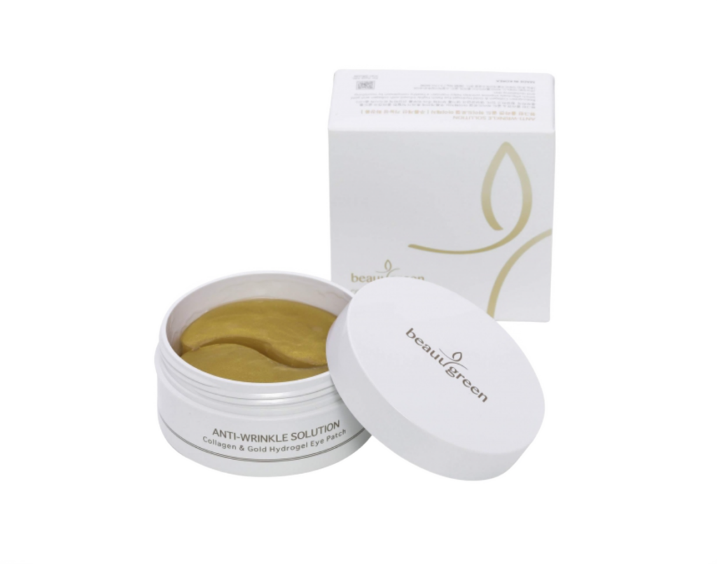 Collagen and Gold Hydrogel Eye Patch