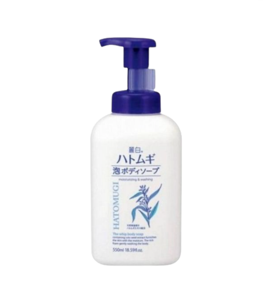 Reihaku Hatomugi Moisturizing & Washing Whip Body Soap