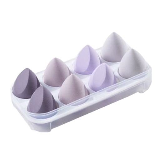 Zestaw Gąbek do Makijażu 8 sztuk